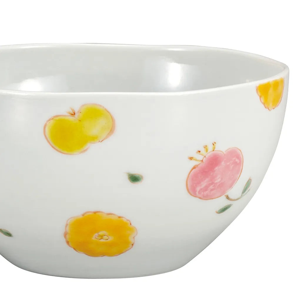 Kutani Salad bowl,Floral and Butterfly Art design Small bowl