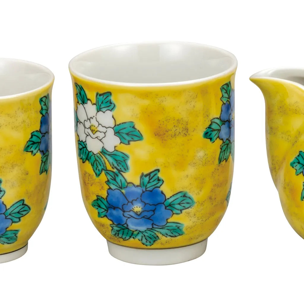 Kutani Yoshidaya Peony Japanese Teapot sets Link in Japan