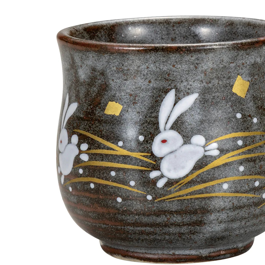 Kutani Jumping Rabbit Mug