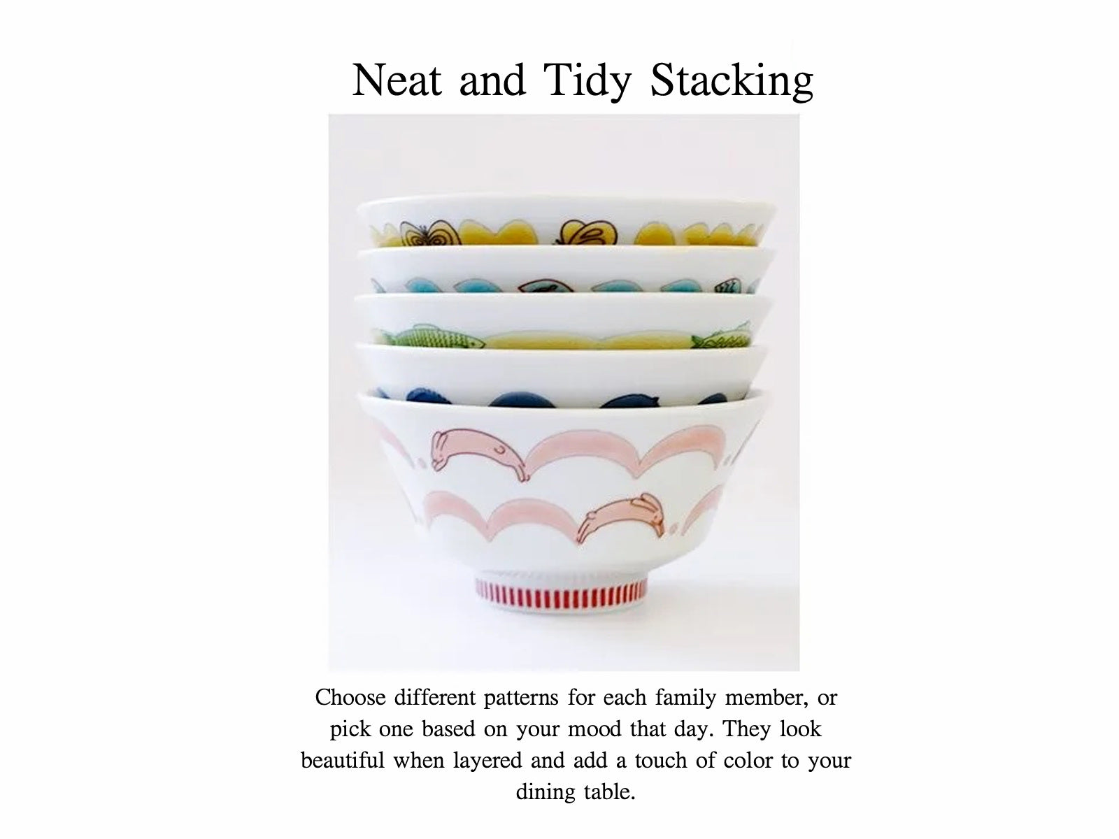 Select from 5 Types of “HareKutani” Rice Bowls