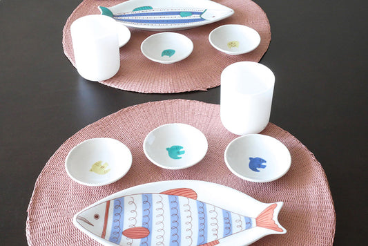 Harekutani Bird Small Plate(sauce plate) set