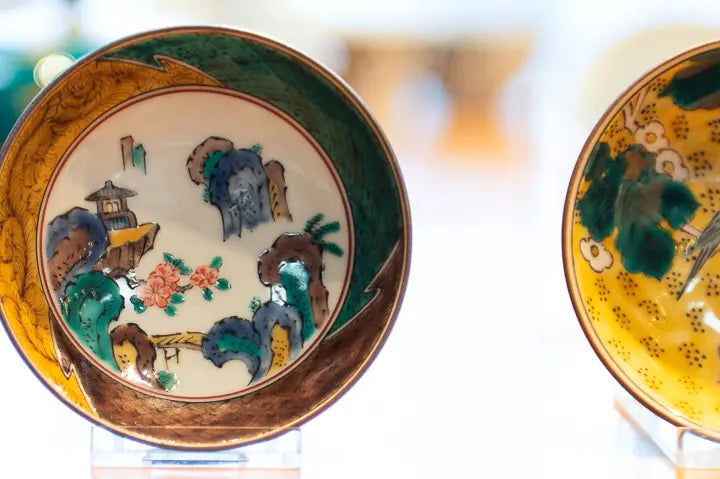 Tamekichi Mitsui, the inheritor of Ko-Kutani and Yoshidaya