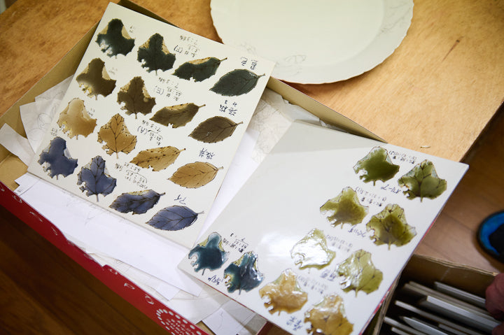 Samples of various shades