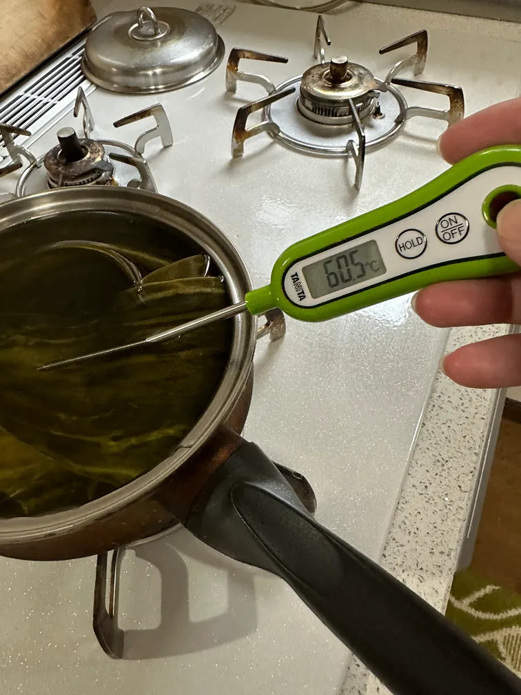 Keep the temperature around 60 degrees.