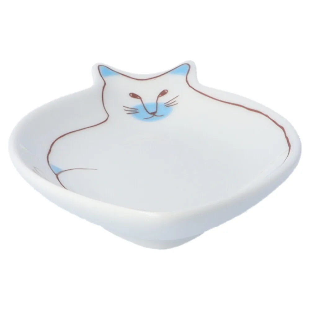 Harekutani Cat (light blue) Small Plate