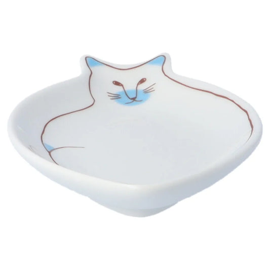 Harekutani Cat (light blue) Small Plate