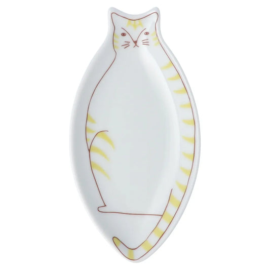 Harekutani Cat (yellow) Small Plate