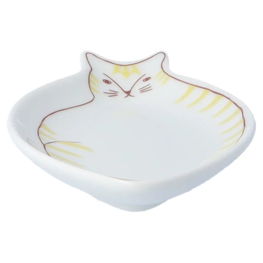 Harekutani Cat (yellow) Small Plate