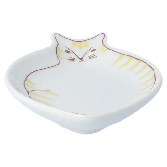 Harekutani Cat (yellow) Small Plate