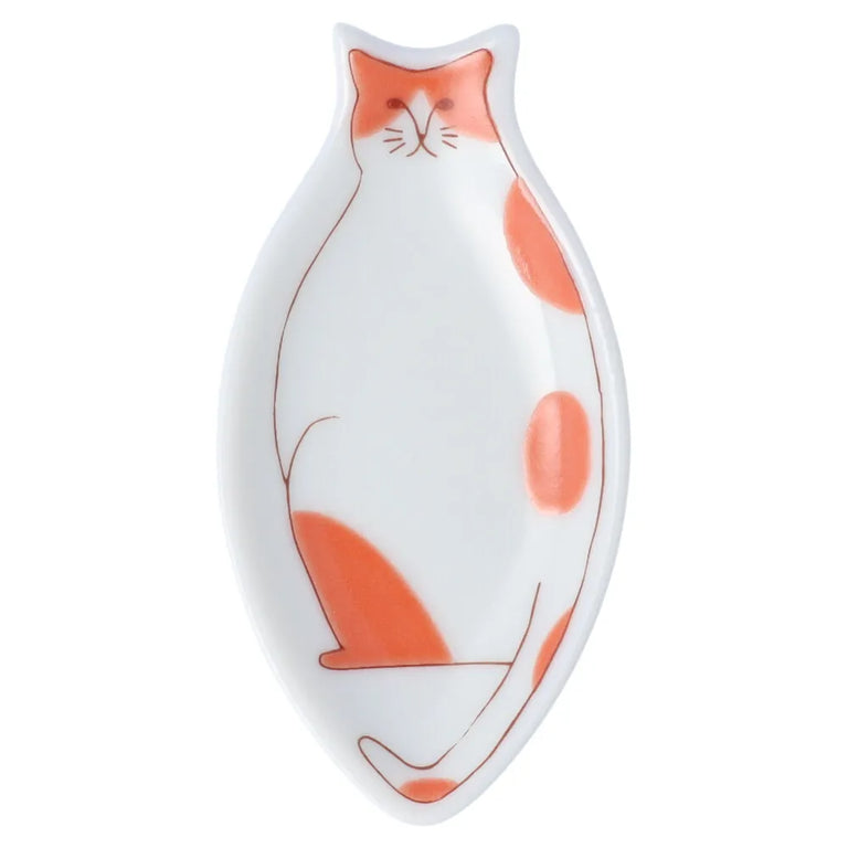 Harekutani Cat (red) Chopstick Rest