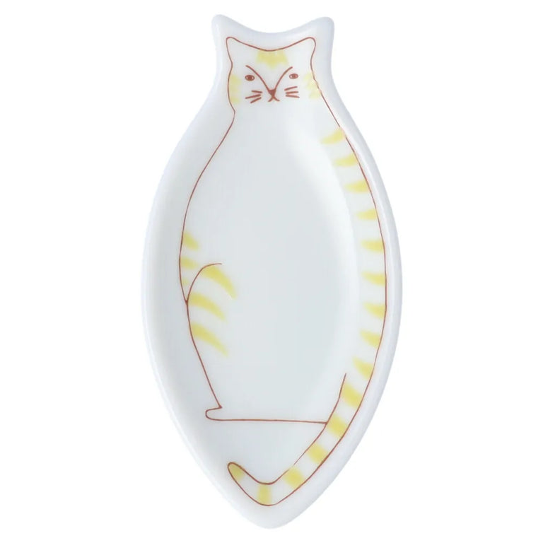 Harekutani Cat (yellow) Chopstick Rest