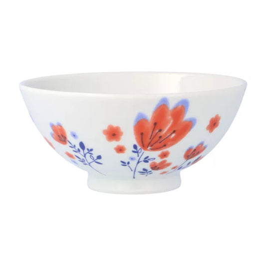 Rice bowl for red flowers