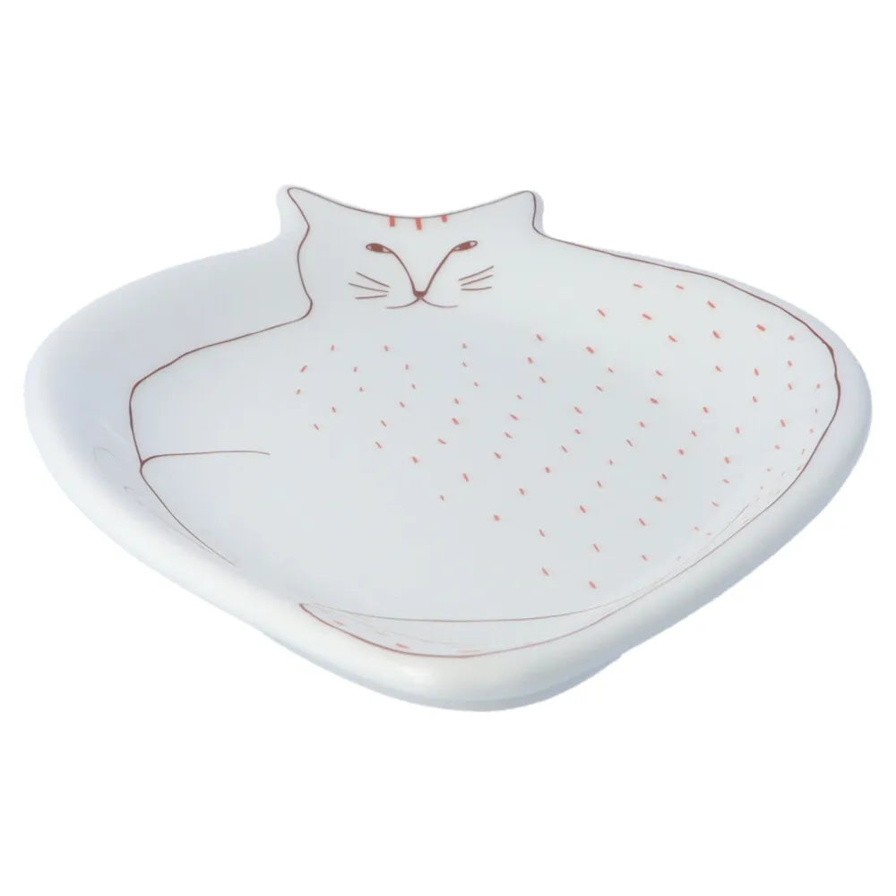 Harekutani Cat (red) Medium Plate