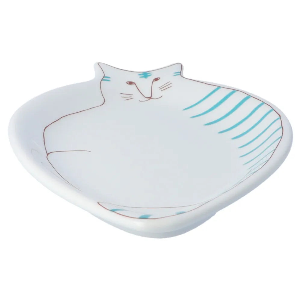 Harekutani Cat (green) Medium Plate