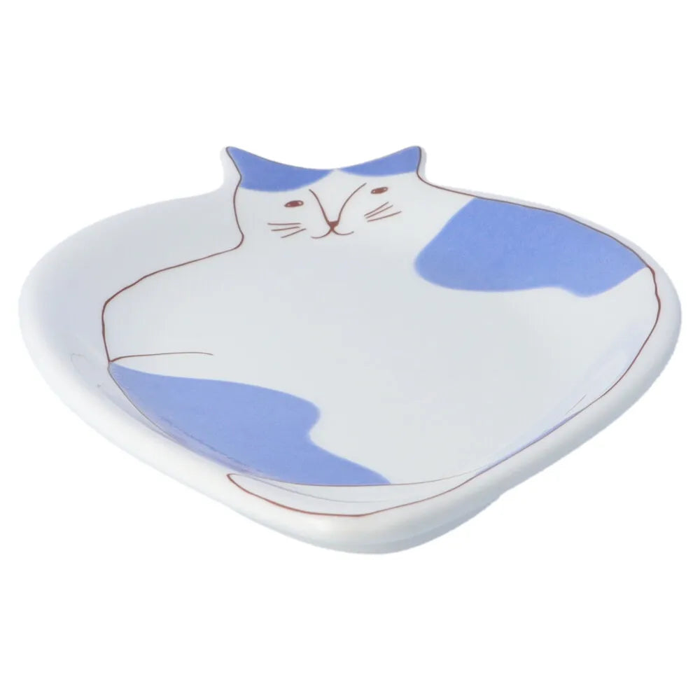 Harekutani Cat (blue) Medium Plate