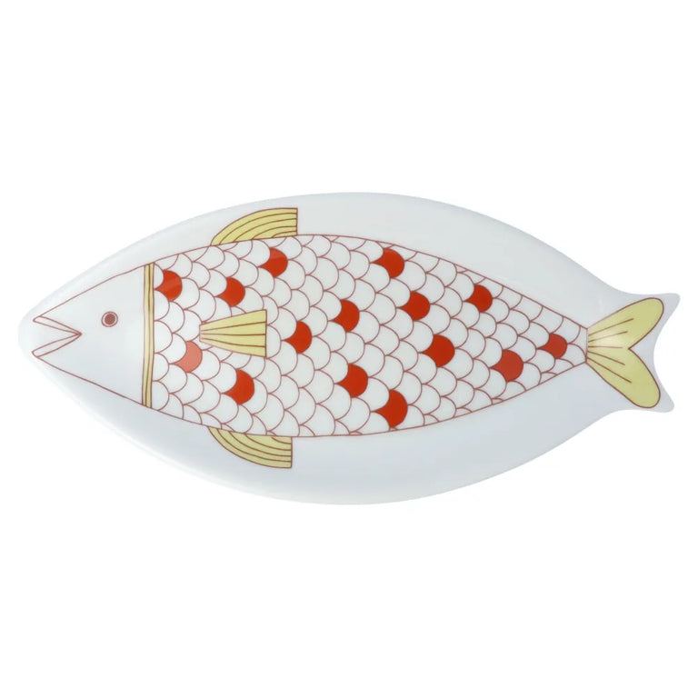 Harekutani Fish (yellow) Medium Plate