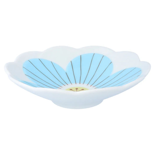 Harekutani Flower (blue) Bowl