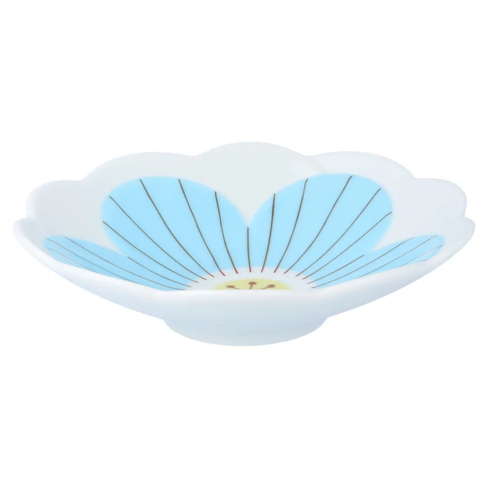 Harekutani Flower (blue) Bowl