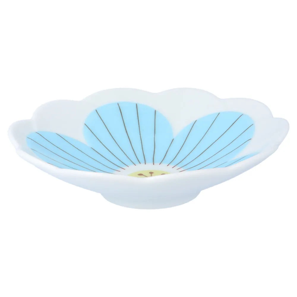 Harekutani Flower (blue) Bowl