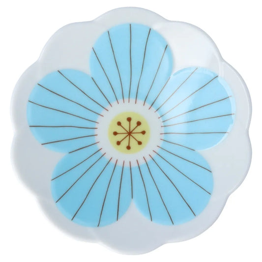 Harekutani Flower (blue) Bowl