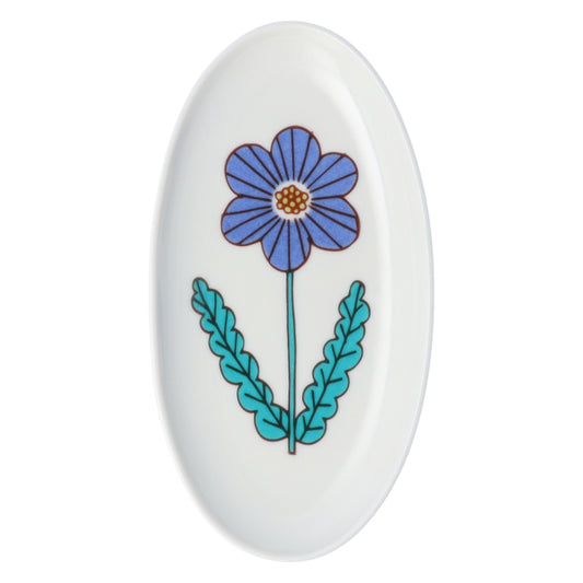 Blue flower small plate