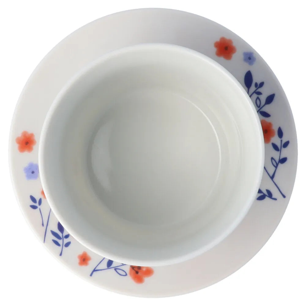 Harekutani Spring flowers (red) Cup and Saucer