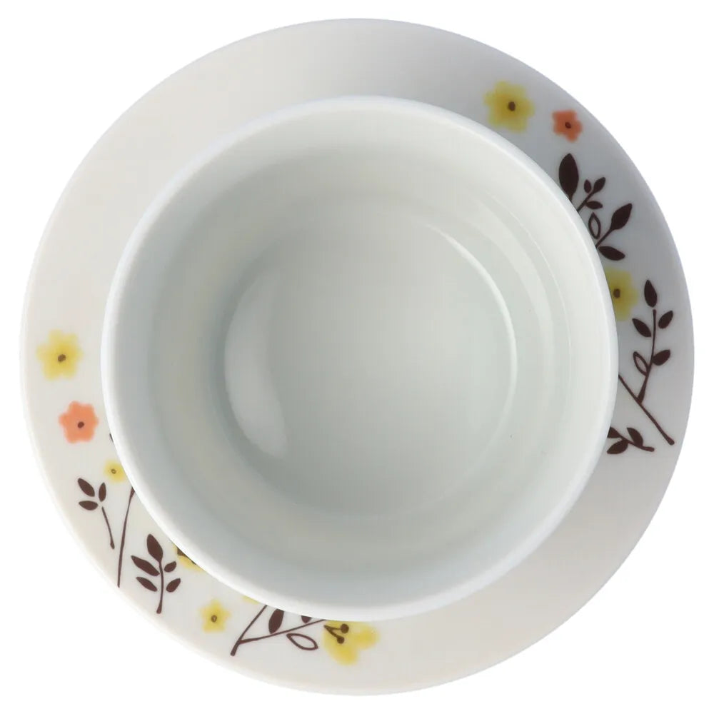 Harekutani Spring flowers (yellow) Cup and Saucer