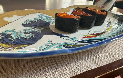 Gunkanmaki (salmon roe)