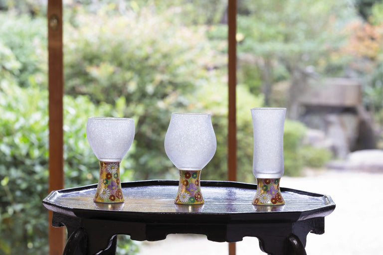 Kutani Hanazume Rocks Cup (Gorgeous)