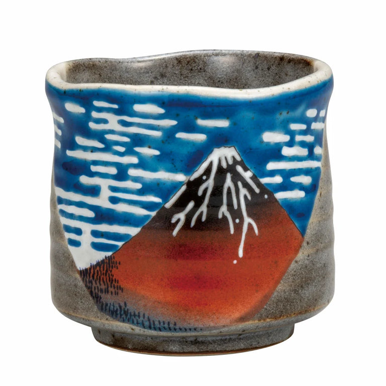 Kutani Hokusai Yunomi Japanese Teacup