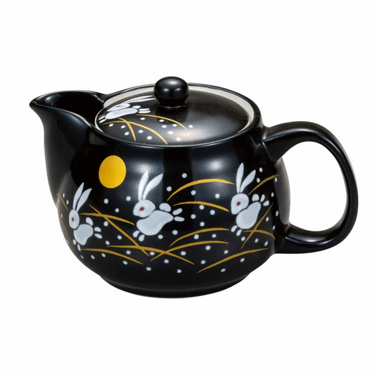 Kutani Jumping Rabbit Japanese Teapot