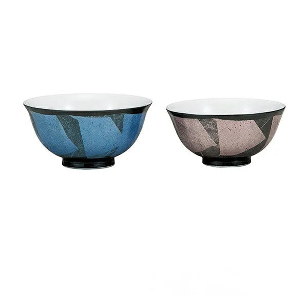 Kutani Silver Pattern Ginsai Rice Bowl