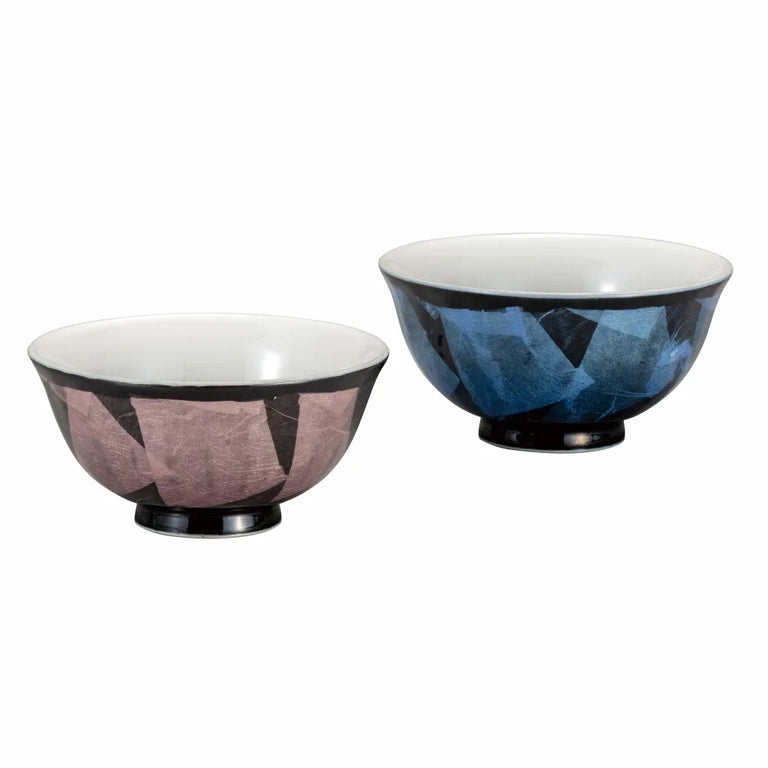 Kutani Silver Pattern Ginsai Rice Bowl