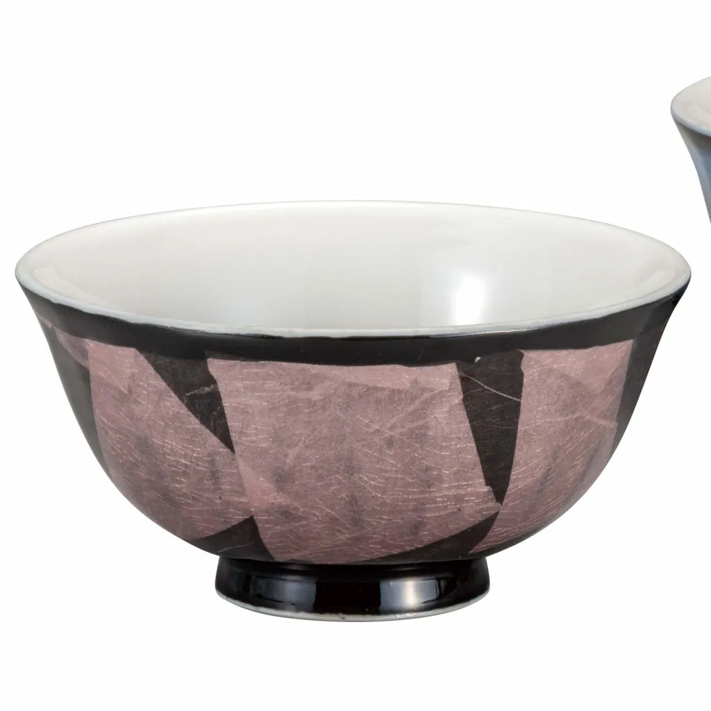 Kutani Silver Pattern Ginsai Rice Bowl