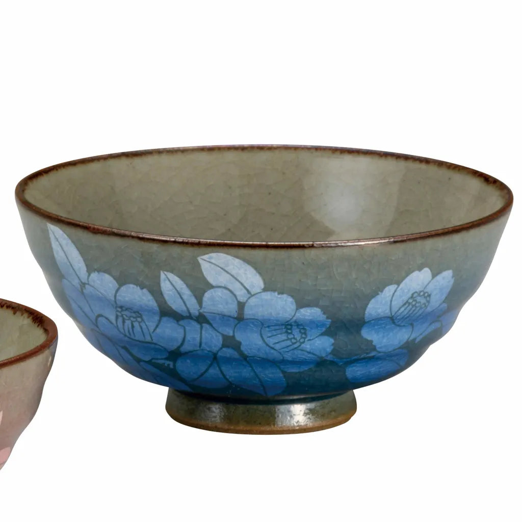 Kutani Silver Pattern Ginsai Rice Bowl