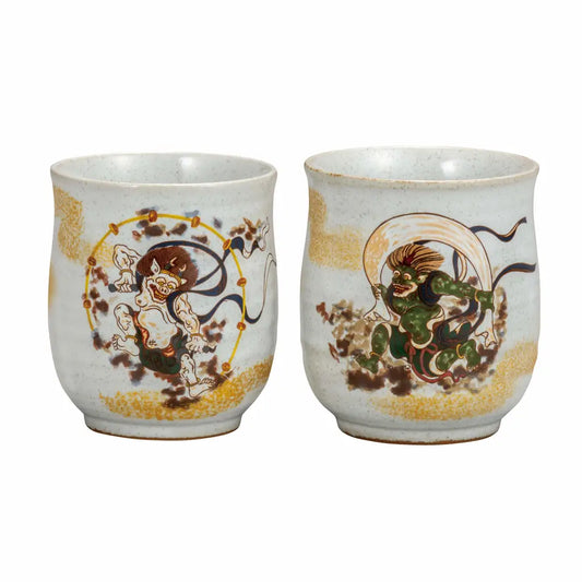 Kutani Yunomi Japanese Teacup