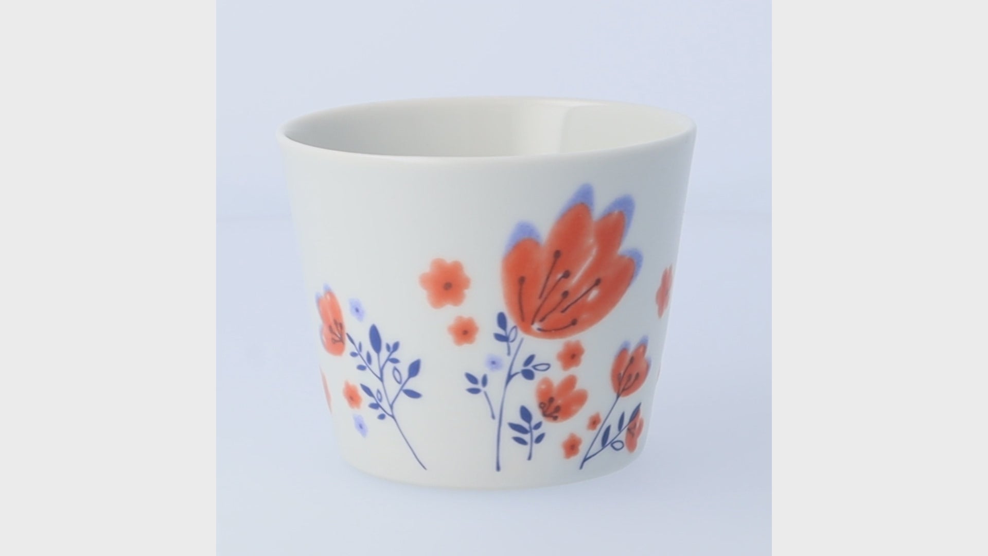 Harekutani Spring flowers (red) Free Cup