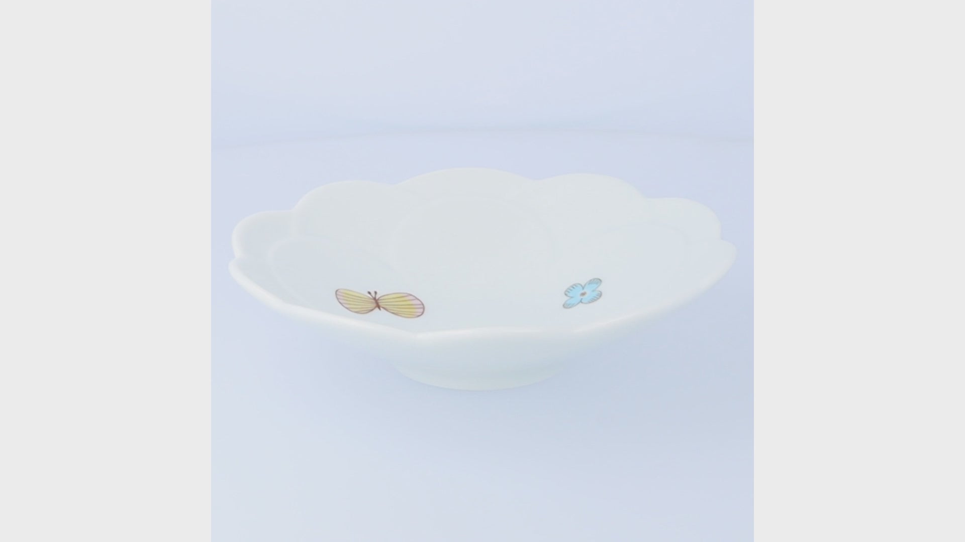 Harekutani Butterfly (blue) Bowl