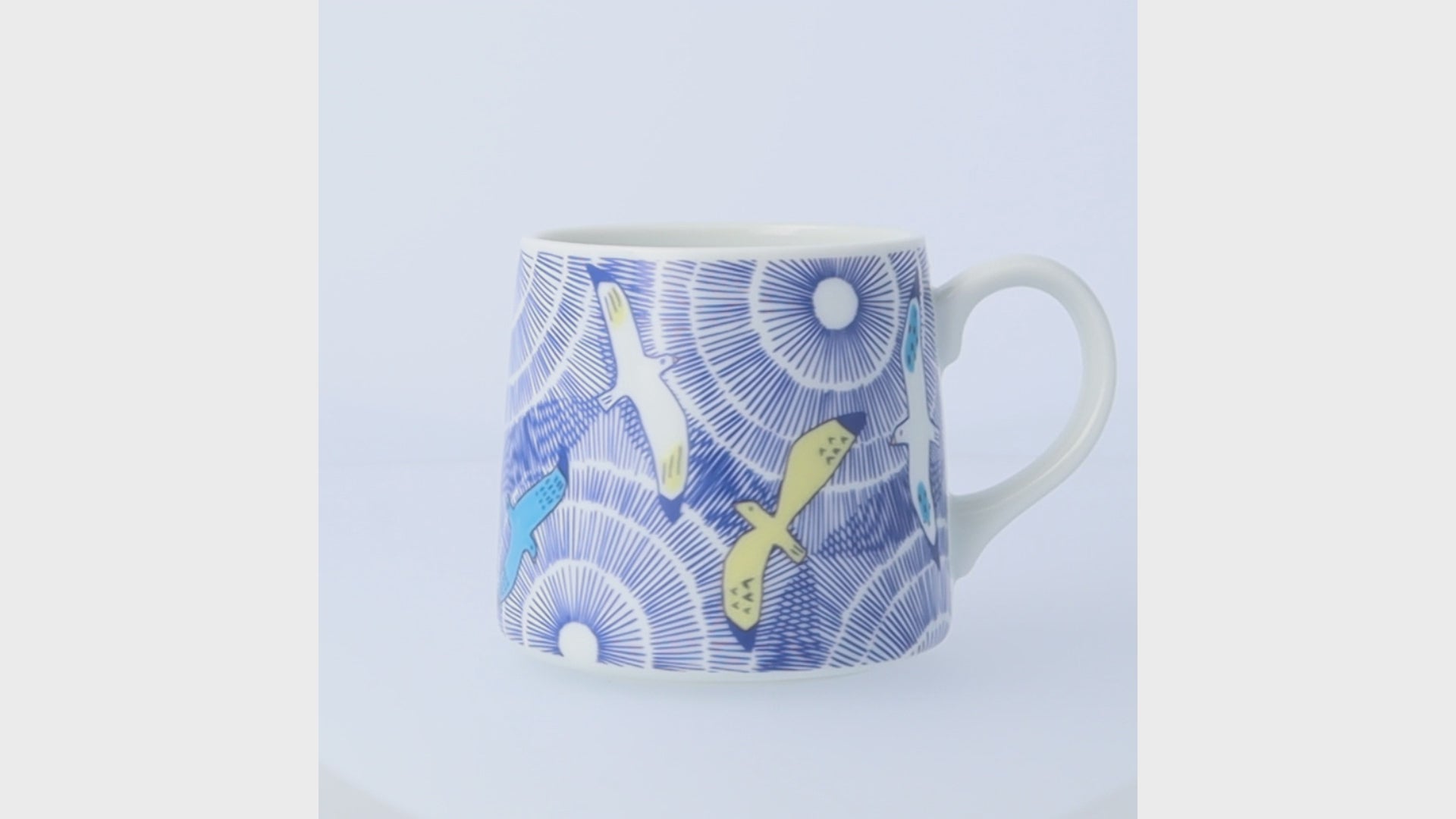 Harekutani Seagull (blue) Mug