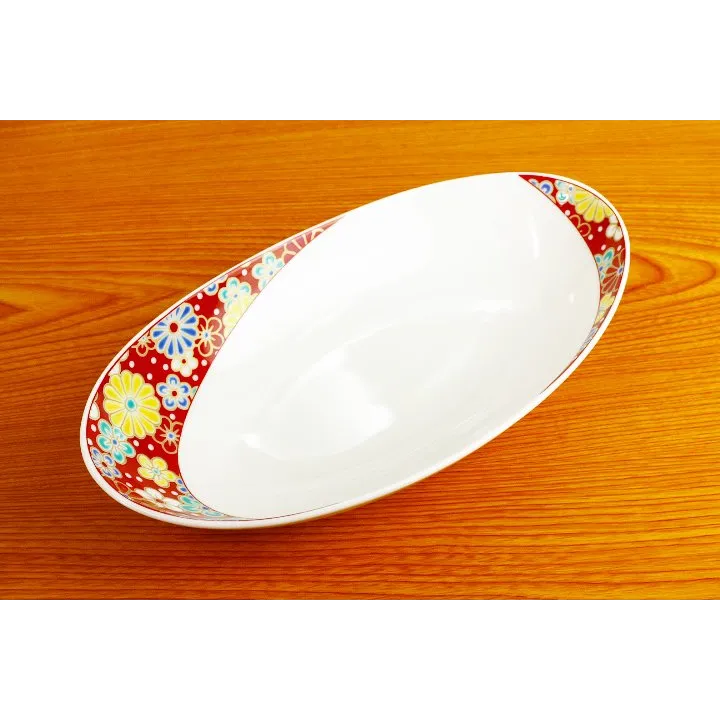 Seiko Kiln Kutani Plum and Chrysanthemum Bowl