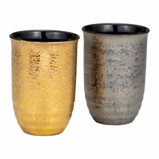 Soukyu Kiln Kutani Gold Pattern Kinsai and Silver Pattern