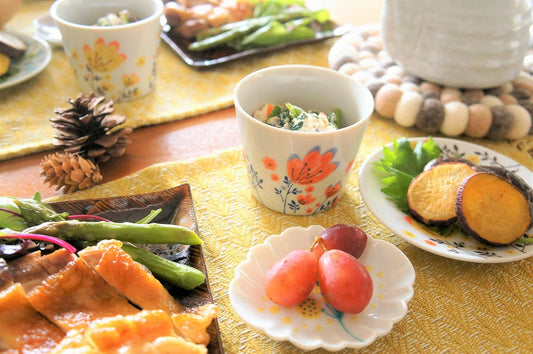 Harekutani Flower Small Plate set (3pcs)