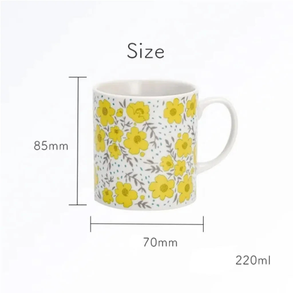 Harekutani Flower (Yellow) Mug